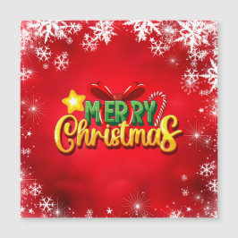 Vrolijk Kerstmis Xmas Rood Groen Goud Vakantie Lie