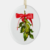 Vrolijk kerstmisleide keramisch ornament (Rechts)