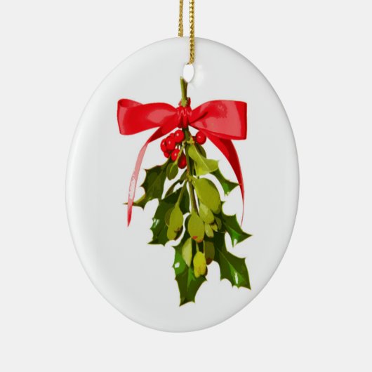 Vrolijk kerstmisleide keramisch ornament (Rechts)