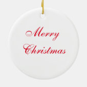 Vrolijk kerstmisleide keramisch ornament (Achterkant)