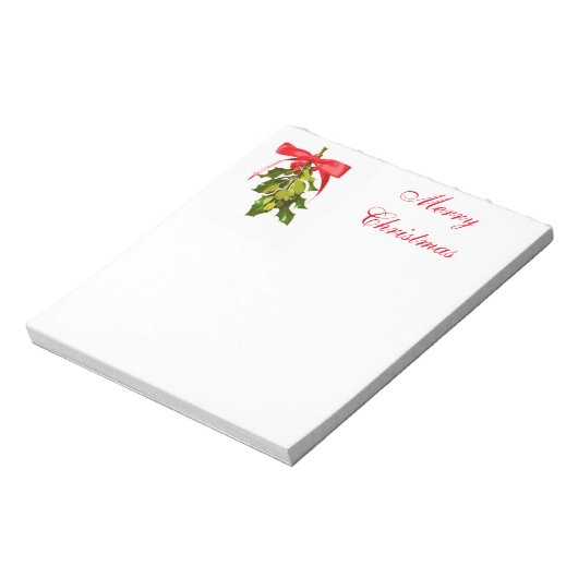 Vrolijk kerstmisleide notitieblok (Linkerzijde)