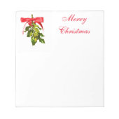 Vrolijk kerstmisleide notitieblok (Voorkant)