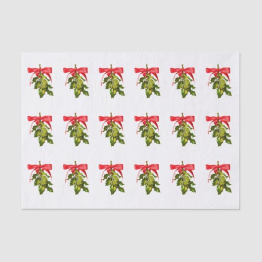 Vrolijk kerstmisleide tissuepapier (Voorkant)
