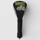 Vrolijk Kerstmonster Vrachtwagen Peuter Jongens Ke Golfheadcover (Voorkant)