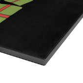 Vrolijk Kerstmonster Vrachtwagen Peuter Jongens Ke Snijplank (Hoek)