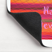 Vrolijk kerstmooi nieuwjaarskleurenontwerp muismat (Hoek)