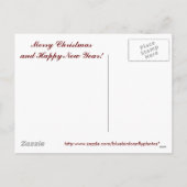 Vrolijk kerstmus! feestdagenkaart (Achterkant)