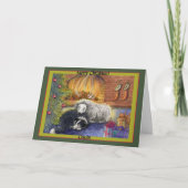 Vrolijk kerstneef feestdagen kaart (Voorkant)