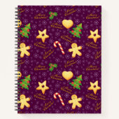Vrolijk kerstNotitieboek Notitieboek (Voorkant)
