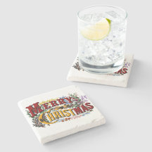 Vrolijk kerstOnderzetter