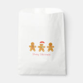 Vrolijk kerstontbijtkod voor kerstkerstmis bedankzakje (Voorkant)