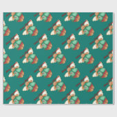 Vrolijk kerstontbijtkoek engel-papier cadeaupapier (Vlak)