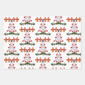 Vrolijk kerstontbijtkoek Verpakkingsbladen Inpakpapier Vel (Voorkant 3)