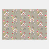 Vrolijk kerstontbijtkoek Verpakkingsbladen Inpakpapier Vel (Voorkant 2)