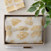 Vrolijk kerstontbijtkoekjes tissuepapier (Geschenk)