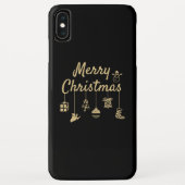 Vrolijk kerstOrnament goud Case-Mate iPhone Case (Achterkant)