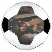 Vrolijk kerstpaar Voetbal (Gedraaid)