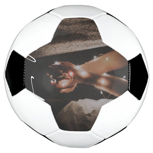 Vrolijk kerstpaar Voetbal (Gedraaid)