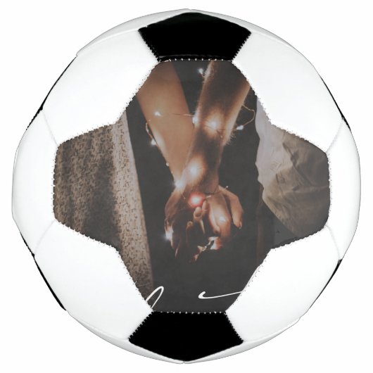 Vrolijk kerstpaar Voetbal (Voorkant)