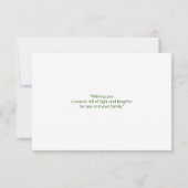 Vrolijk kerstpaar wenskaart (Achterkant)