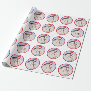 Vrolijk kerstpaard cadeaupapier