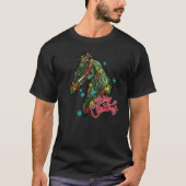 Vrolijk kerstpaard Essential T-Shirt (Voorkant)