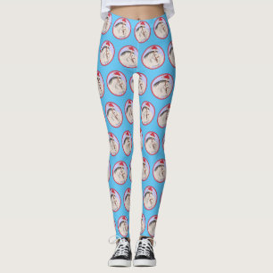 Vrolijk kerstpaard leggings