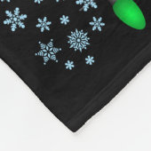 Vrolijk kerstpaard met kerstman fleece deken (Hoek)