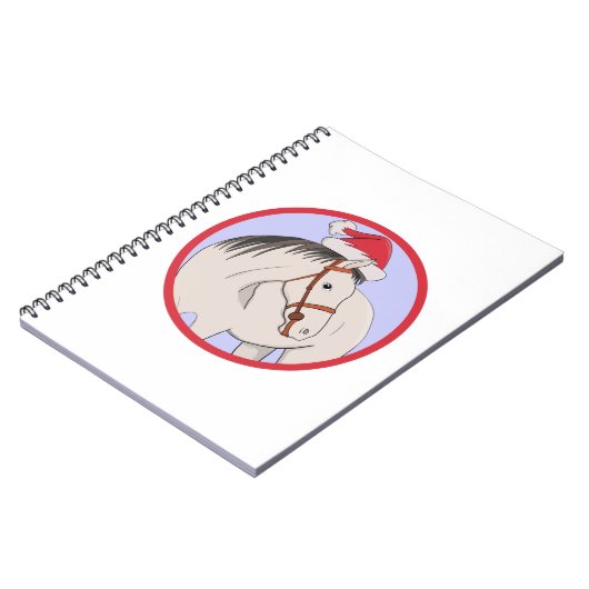 Vrolijk kerstpaard notitieboek (Linkerzijde)