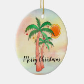 Vrolijk kerstpalm Trees kleurrijk Ornament (Rechts)