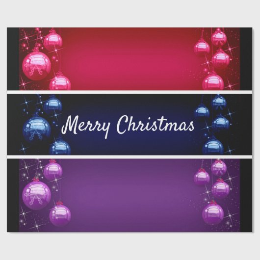 Vrolijk kerstpannen met kerstpannen cadeaupapier (Vlak)