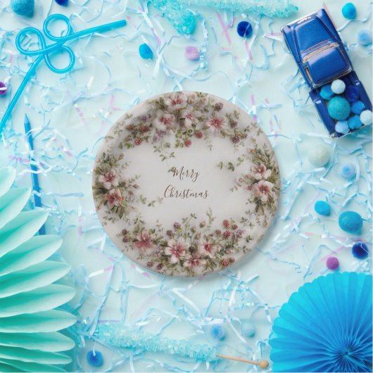 Vrolijk kerstpapier Bord (Feest)