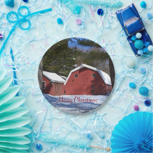 Vrolijk kerstpapier Bord (Feest)