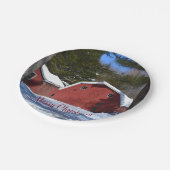 Vrolijk kerstpapier Bord (Gekanteld)