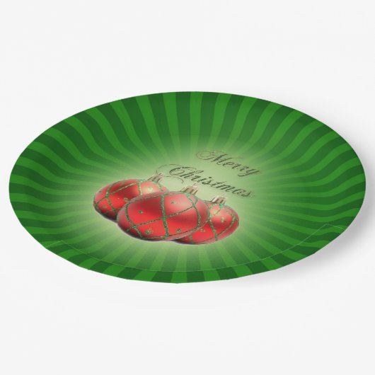 Vrolijk kerstpapier Bord (Gekanteld)