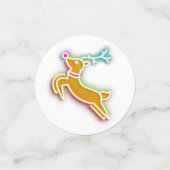 Vrolijk kerstpapier Bord Confetti (Kleine voorkant)