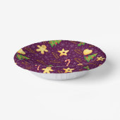 Vrolijk kerstpapier Bowls Papieren Kommen (Gebogen)