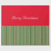 Vrolijk kerstpapier cadeaupapier (Vlak)