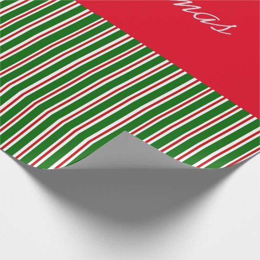 Vrolijk kerstpapier cadeaupapier (Hoek)