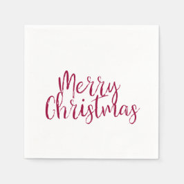 Vrolijk kerstpapier Napkin Servet