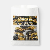 Vrolijk kerstpapier tas bedankzakje (Voorkant)