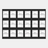 Vrolijk kerstpapier voor bekkenbonen inpakpapier vel (Voorkant)