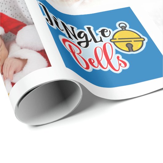 Vrolijk kerstpapier voor Kinder Baby en-inkouvelpa Cadeaupapier (Rol Hoek)