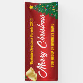 Vrolijk kerstparade of beeldscherm spandoek (Verticaal)