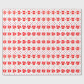 Vrolijk kerstpatroon 5 cadeaupapier (Vlak)