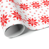 Vrolijk kerstpatroon 5 cadeaupapier (Rol Hoek)