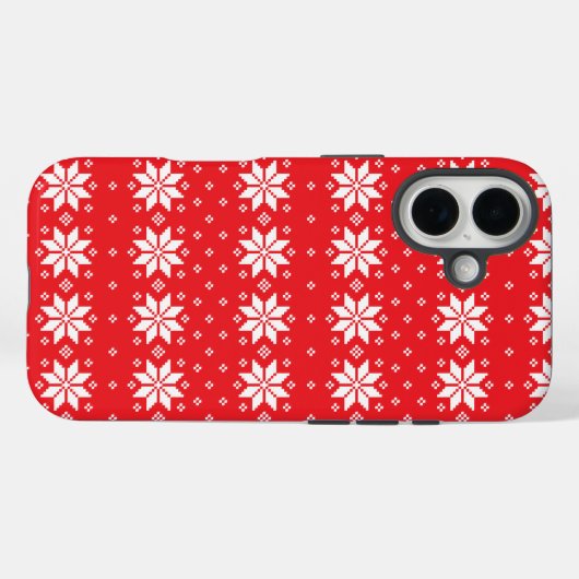 Vrolijk kerstpatroon 5 Case-Mate iPhone case (Achterkant (horizontaal))