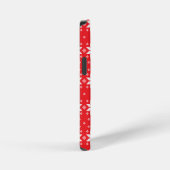 Vrolijk kerstpatroon 5 iPhone hoesje (Rechterkant)
