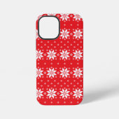 Vrolijk kerstpatroon 5 iPhone hoesje (Achterkant)