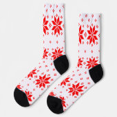 Vrolijk kerstpatroon 5 sokken (Links)